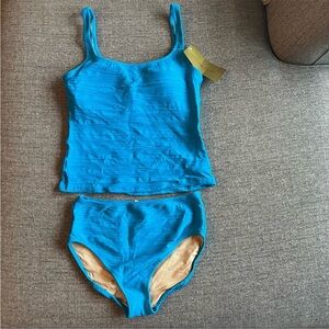 GOTTEX Two Piece Tankini Swimsuit - Blue